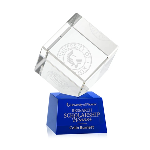 The Burrill Award on Base is a perfectly polished cube made... from ASI 84592 St Regis Group / St Regis
