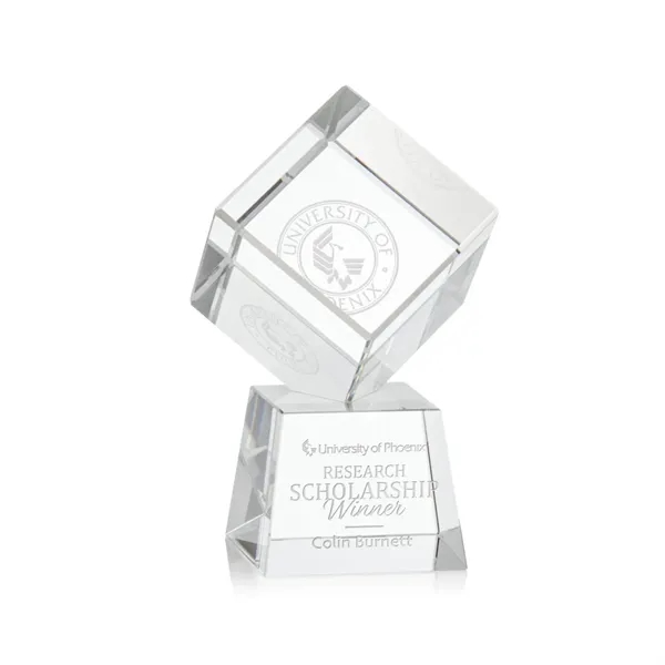 The Burrill Award on Base is a perfectly polished cube made... from ASI 84592 St Regis Group / St Regis