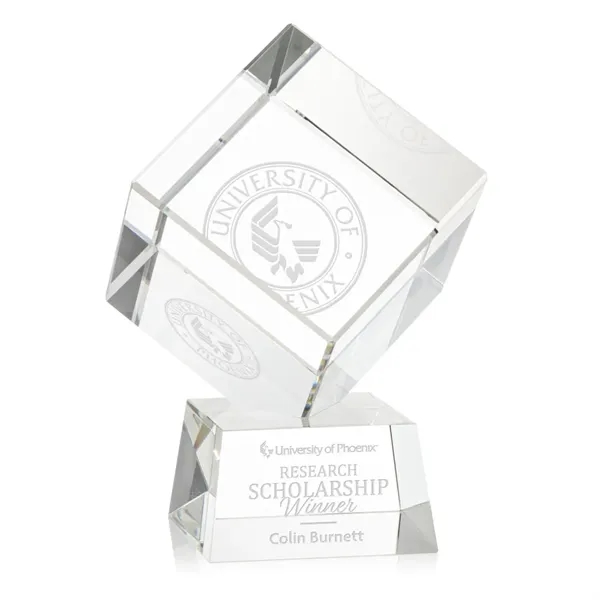 The Burrill Award on Base is a perfectly polished cube made... from ASI 84592 St Regis Group / St Regis