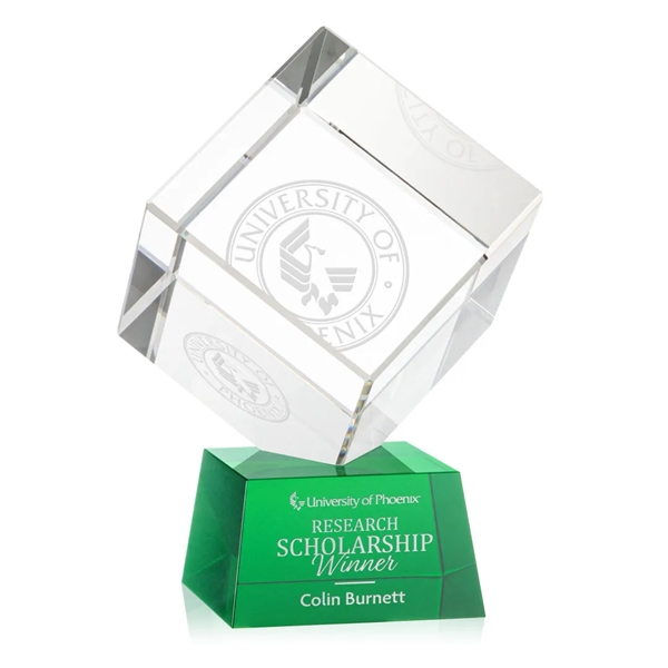 The Burrill Award on Base is a perfectly polished cube made... from ASI 84592 St Regis Group / St Regis