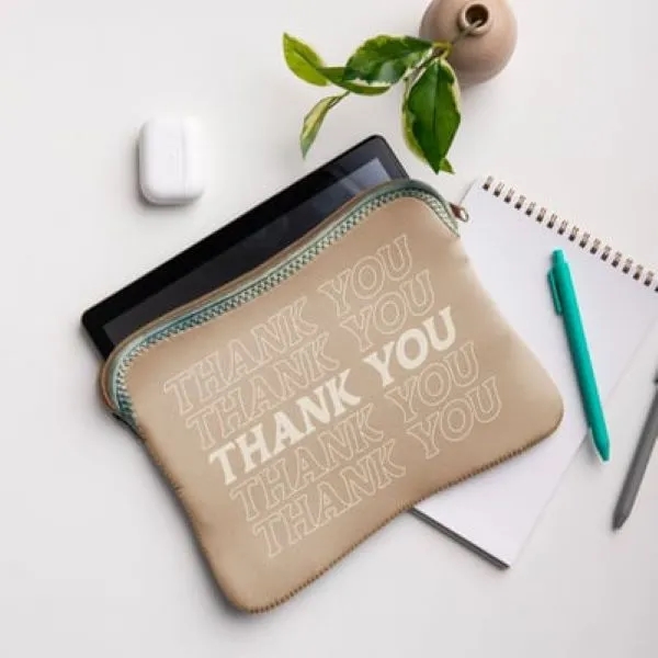 Zippered cover with customizable colored stitching and bias trim at the... from ASI 74710 Numo