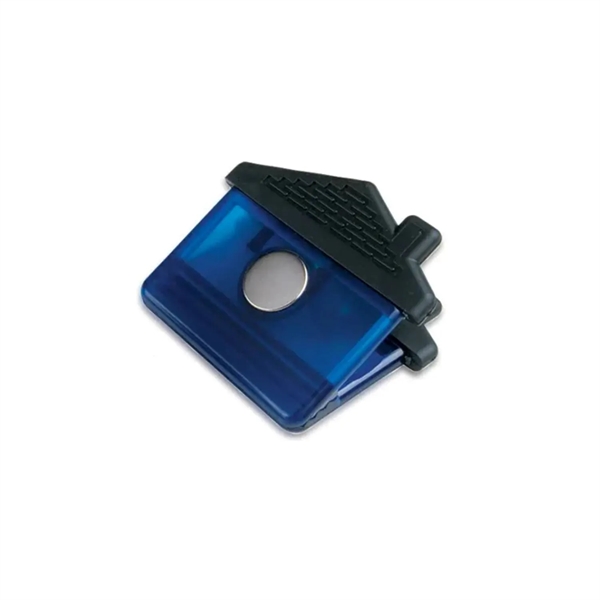 House shaped fridge magnetic memo clip plus 1 color silkscreen imprint... from ASI 37218 Athena Promo (tm)