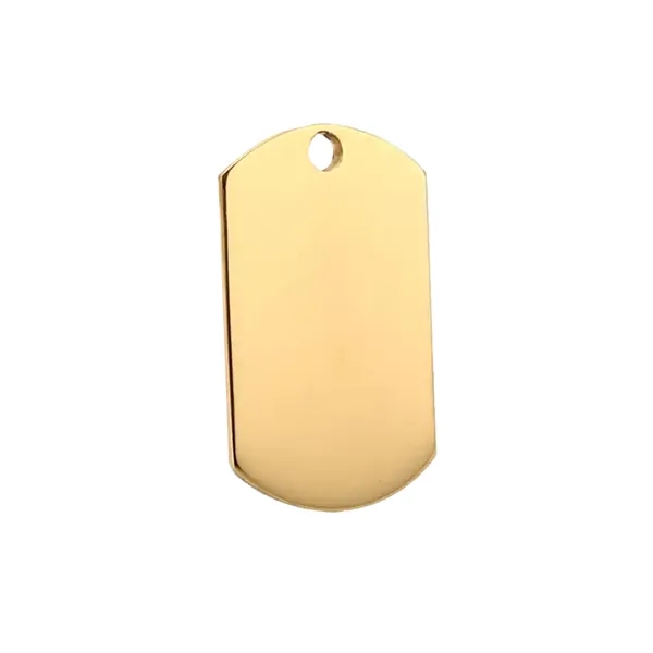 Pet tag made of brass plus laser engraving on 1 location... from ASI 37218 Athena Promo (tm)