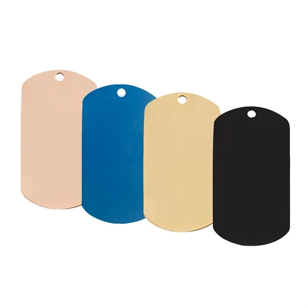 Pet tag made of brass plus laser engraving on 1 location... from ASI 37218 Athena Promo (tm)