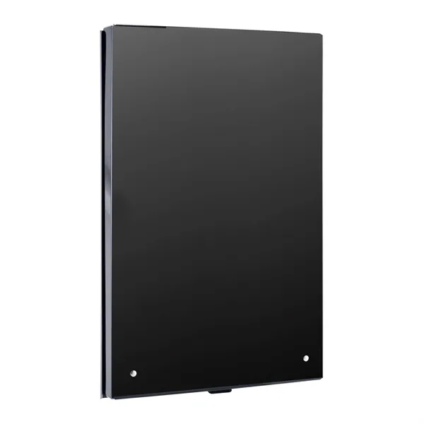 RavenDock Aluminum Storage Clipboard Glossy Black Baked Enamal Coating with Storage... from ASI 64845 Kin Image Inc / Himmers International Inc. DBA Kin Image Inc