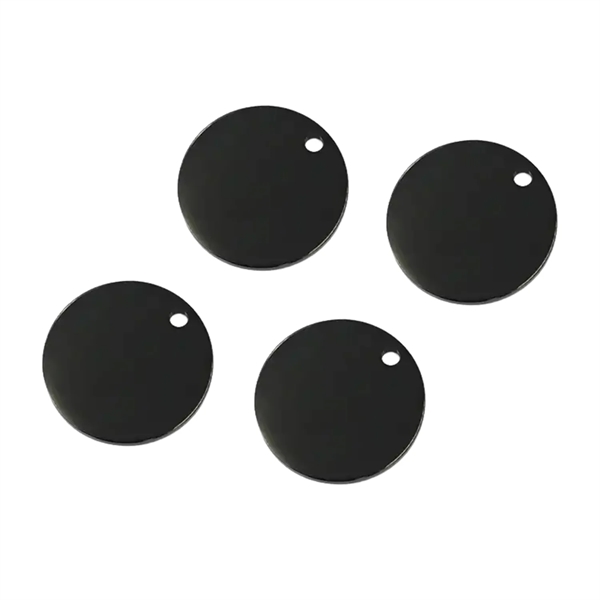 Round design pet tag made of brass plus laser engraving on... from ASI 37218 Athena Promo (tm)