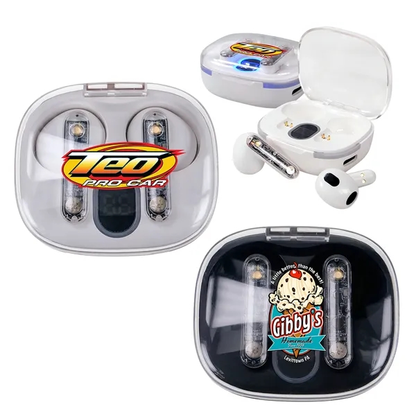 Light Up Display Bluetooth Earbuds... from ASI 30208 A P Specialties / AP Specialties