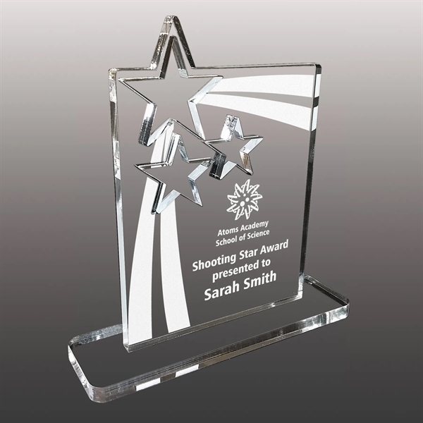 Star shaped award made of 3/8" acrylic with customization options.... from ASI 72521 Morris Magnets