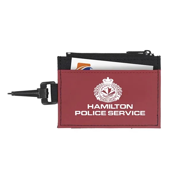 4 1/2" x 3 1/4" polyester and PVC zippered wallet with... from ASI 62660 Innovation Line