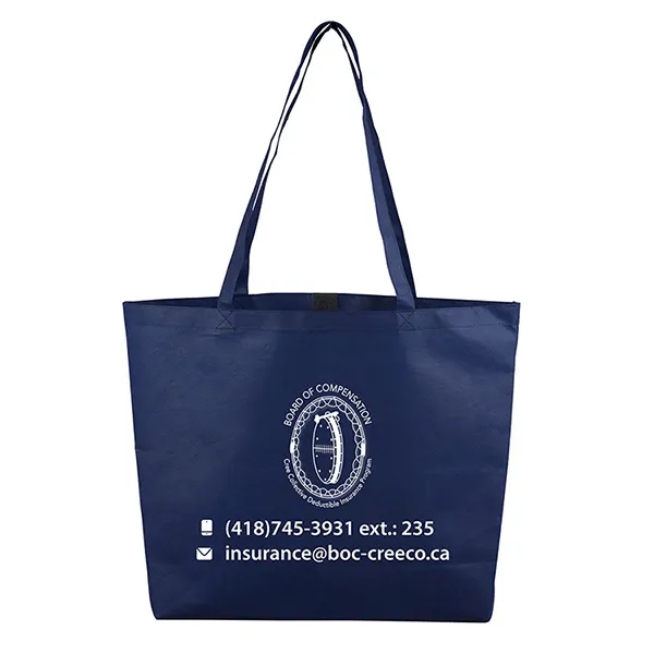 21" x 15" x 5" 80GSM non-woven polypropylene tote with gusset... from ASI 62660 Innovation Line