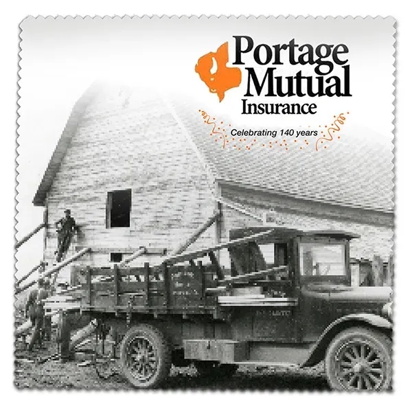 5" microfiber cleaning cloth with serrated edge.... from ASI 62660 Innovation Line