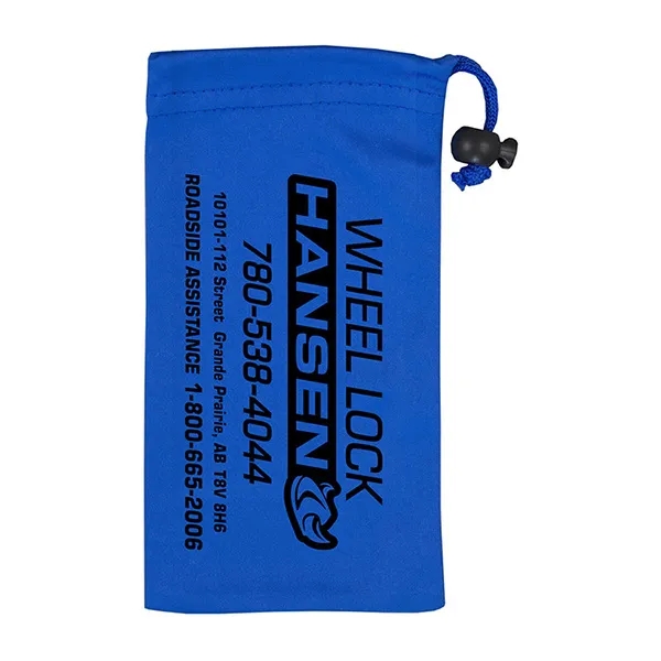 Microfiber drawstring pouch for smartphones, glasses, cameras and more.... from ASI 62660 Innovation Line