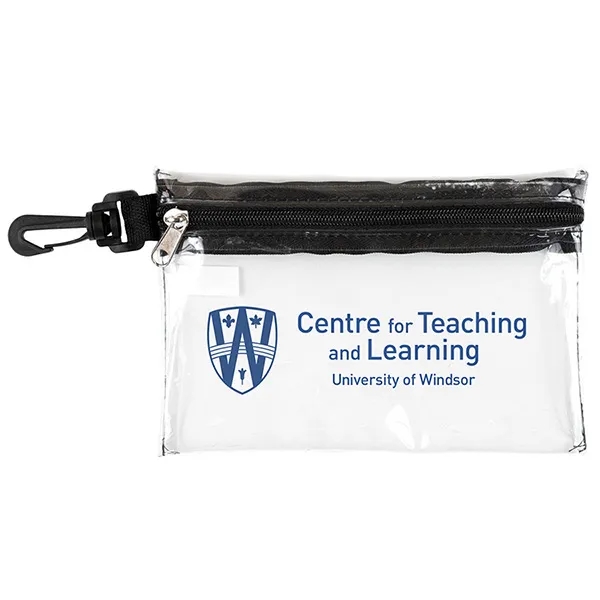 12 piece safety kit with a zippered pouch and carabineer attachment.... from ASI 62660 Innovation Line