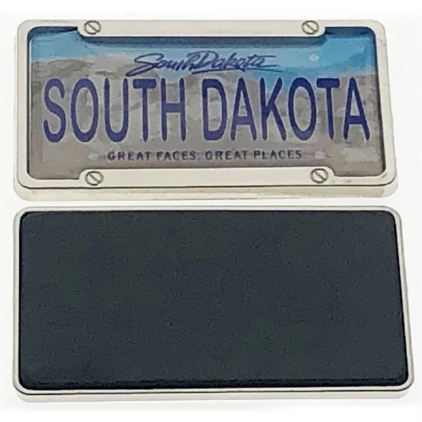 This License Plate Frame Magnet comes in silver color.... from ASI 40610 Perry Blackburne Inc
