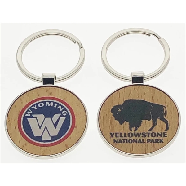 Beechwood filled key tags with metal trim.... from ASI 40610 Perry Blackburne Inc / KEYTAGLINE