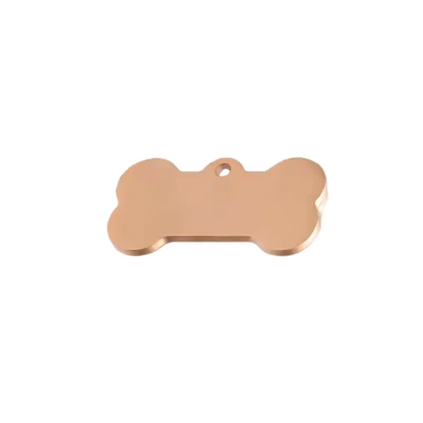 Bone shape pet tag made of brass plus laser engraving on... from ASI 37218 Athena Promo (tm)