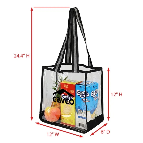 12" x 24 3/8" x 6" clear tote bag made of... from ASI 98360 WOWLine / WOWLine®