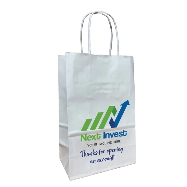 White Twisted Handle Bag With Full Color Printing... from ASI 45795 Colorguppy Printing