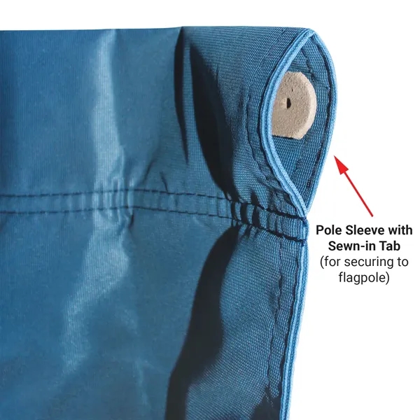 3' x 5' Embroidered Double Sided Banner... from ASI 80228 Quinn