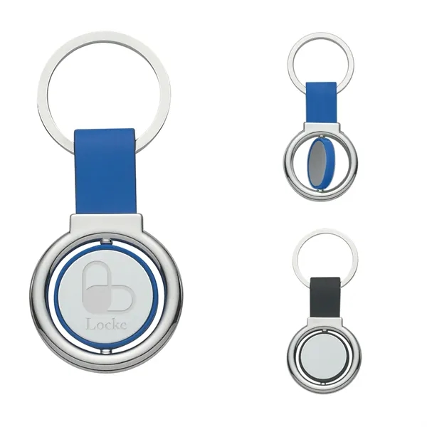 Circular metal spinner key tag.... from ASI 61125 Hit Promotional Products / Hit®