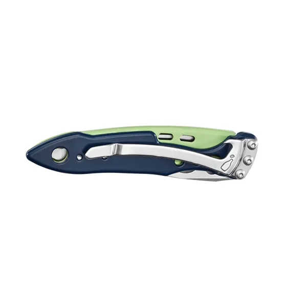 Llightweight pocket knife. 3 1/2" closed. 2 1/2" blade. Unique Lime... from ASI 46170 Compass Industries Inc