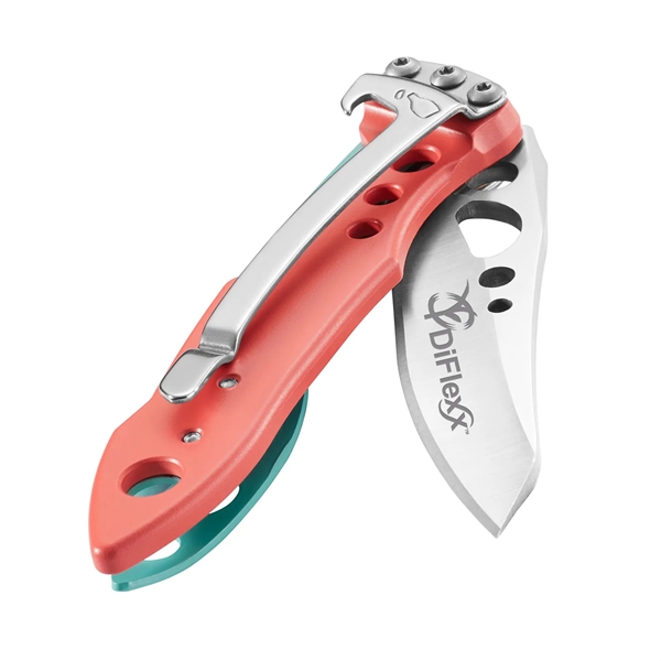 A great lightweight pocket knife. 3 1/2" closed. 2 1/2" blade.... from ASI 46170 Compass Industries Inc
