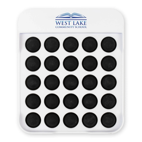 Square Pop Bubble with vibrant buttons to relieve stress.... from ASI 54040 Fey Promo