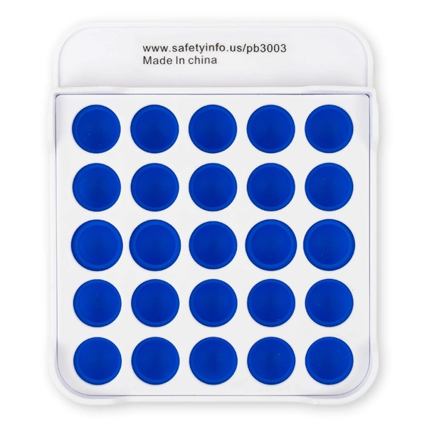 Square Pop Bubble with vibrant buttons to relieve stress.... from ASI 54040 Fey Promo