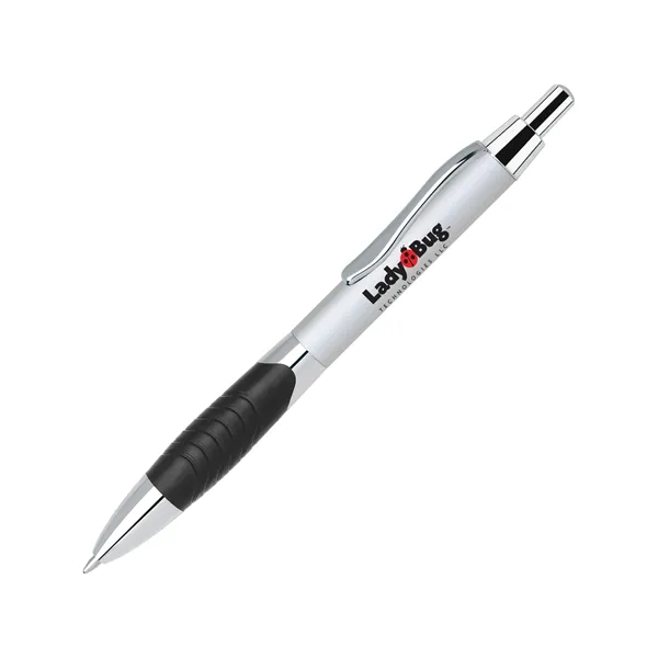 Retractable aluminum Ballpoint pen with a sleek, lacquer-coated barrel and a... from ASI 68190 Lungsal / Lungsal