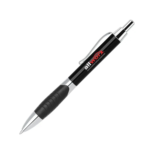 Retractable aluminum Ballpoint pen with a sleek, lacquer-coated barrel and a... from ASI 68190 Lungsal / Lungsal