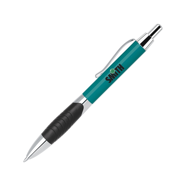 Retractable aluminum Ballpoint pen with a sleek, lacquer-coated barrel and a... from ASI 68190 Lungsal / Lungsal
