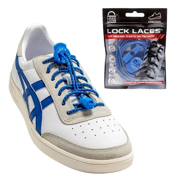 Pair of 48" elastic Lock Laces no-tie adjustable shoelaces with lock... from ASI 61125 Hit Promotional Products / Hit®