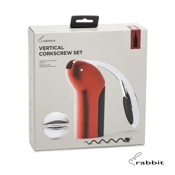 The Vertical Rabbit® Corkscrew will open your bottle of wine in... from ASI 84592 St Regis Group