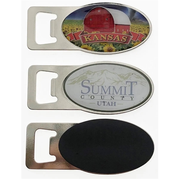 Bottle opener magnet.... from ASI 40610 Perry Blackburne Inc