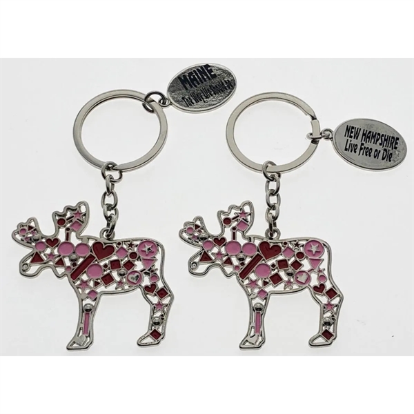 CLOSEOUT - Moose key tag.... from ASI 40610 Perry Blackburne Inc