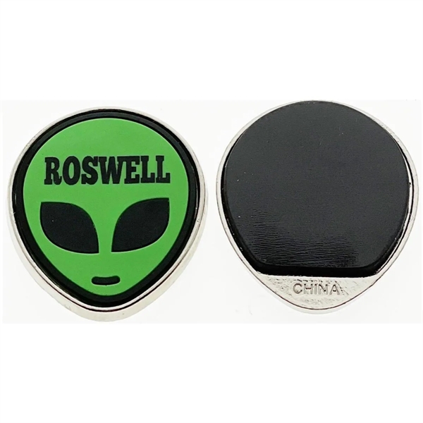 1 5/8" by 1.25" in an oval alien shape Magnet with... from ASI 40610 Perry Blackburne Inc