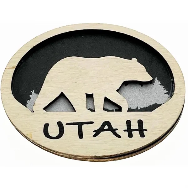 Wood made 2-Dimensional Magnets... from ASI 40610 Perry Blackburne Inc