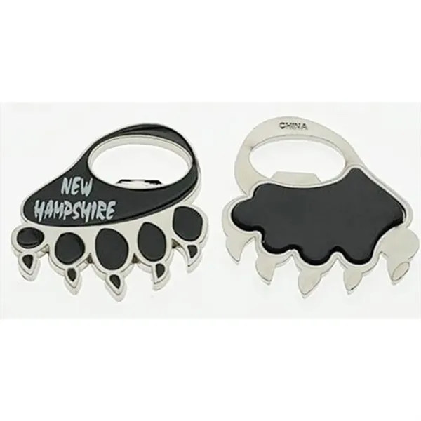 Zinc alloy made and nickel plated Bear Claw Bottle Opener Magnet.... from ASI 40610 Perry Blackburne Inc