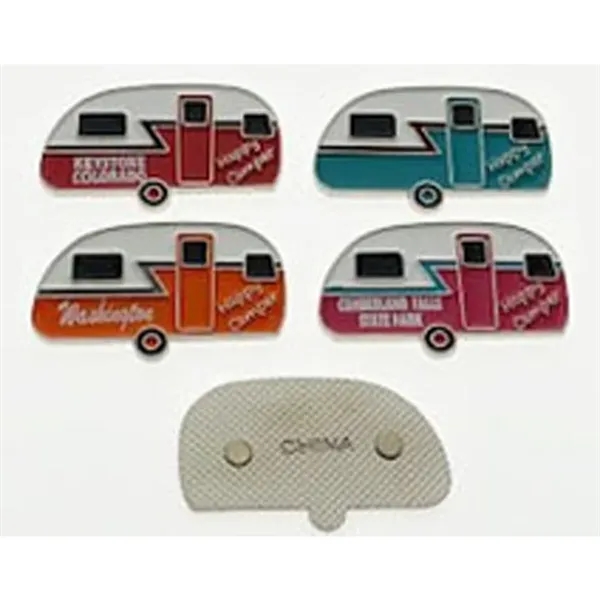 These Happy Camper Magnets are only available in a 4 color... from ASI 40610 Perry Blackburne Inc