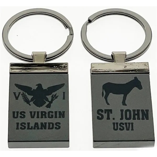 1 1/16" x 1.75: x 3/16" thick Gun Metal Rectangle Key... from ASI 40610 Perry Blackburne Inc