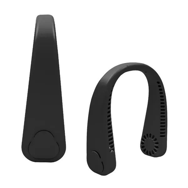 Neck fan with a bladeless design, multiple speed settings and rechargeable... from ASI 61125 Hit Promotional Products / Hit®