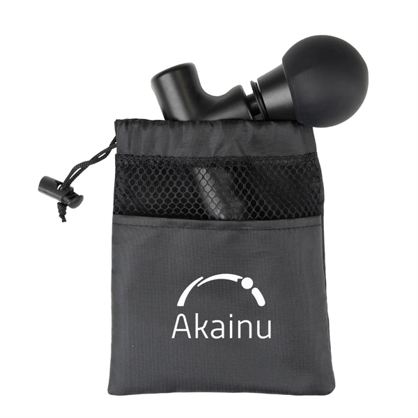 Handheld massage gun with pouch.... from ASI 61125 Hit Promotional Products / Hit®