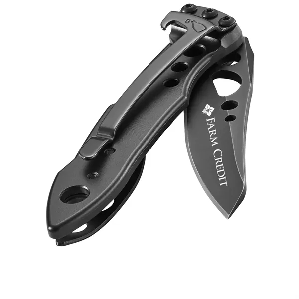 Slim, lightweight knife with 2.6" straight edge blade that measures 3.5"... from ASI 46170 Compass Industries Inc