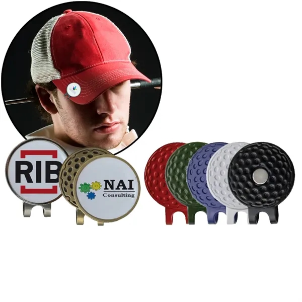 Silver golf kit featuring golf balls, ball markers, a bottle opener/divot... from ASI 38120 Ball Pro / Diversified Quality Kitchenware