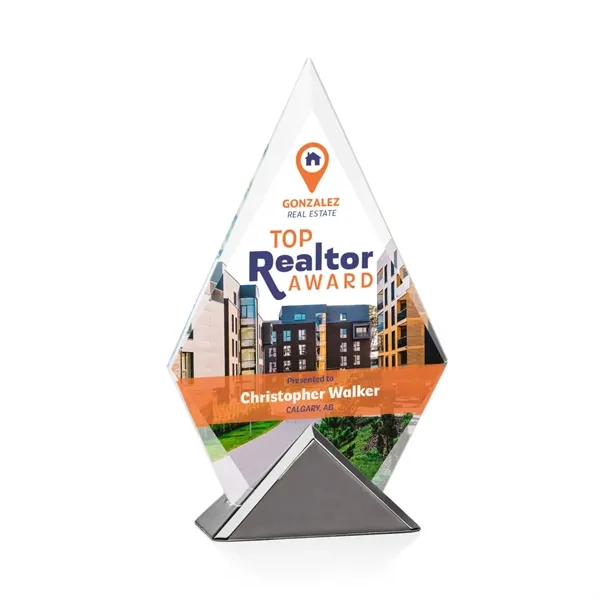 Crafted from Starfire crystal, the Andria VividPrint™ Award takes the form... from ASI 84592 St Regis Group / St Regis