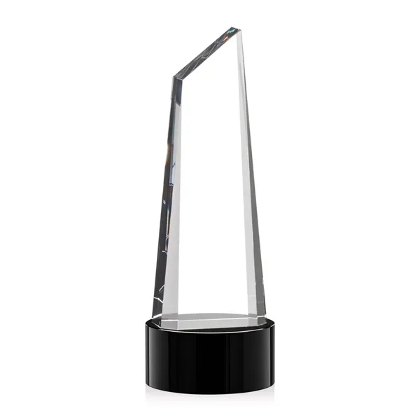Stunning trapezoidal tower award is anchored with a thick optical crystal... from ASI 84592 St Regis Group / St Regis