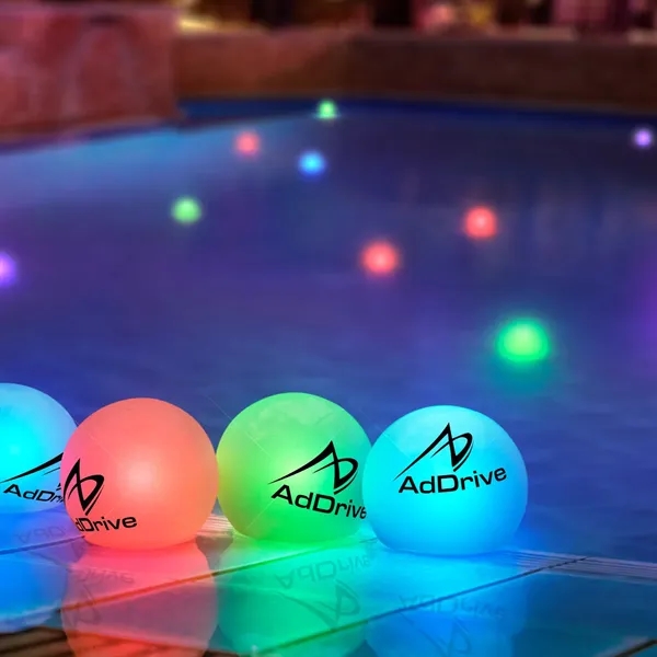 Blank or Imprinted. Mood light garden deco balls (non-bouncing).... from ASI 34194 ALightPromos / Alight Promotional Products