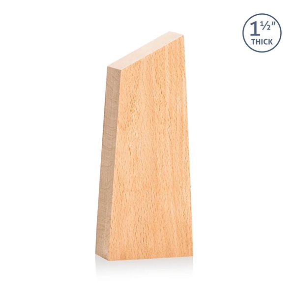 The **1.5" thick** freestanding wooden Nottinghill VividPrint™ Award conveys a sense... from ASI 84592 St Regis Group / St Regis