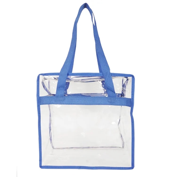 Newport Clear Zipper Tote: NFL & PGA compliant, spacious design, sturdy... from ASI 67557 LimeLight Ent / Limelight USA