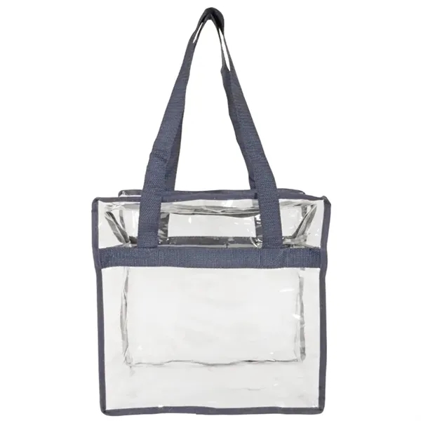 Newport Clear Zipper Tote: NFL & PGA compliant, spacious design, sturdy... from ASI 67557 LimeLight Ent / Limelight USA